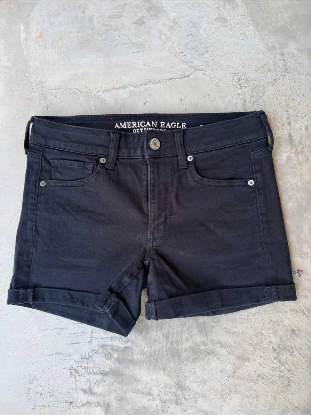 American Eagle Midi denim shorts